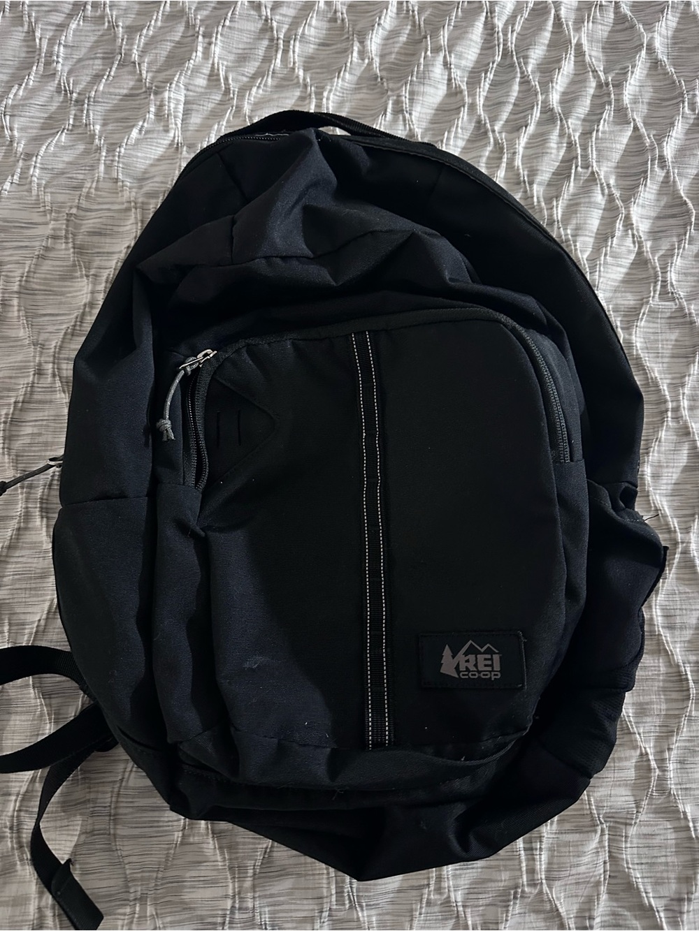 REI Black Kids Backpack with Front Pocket